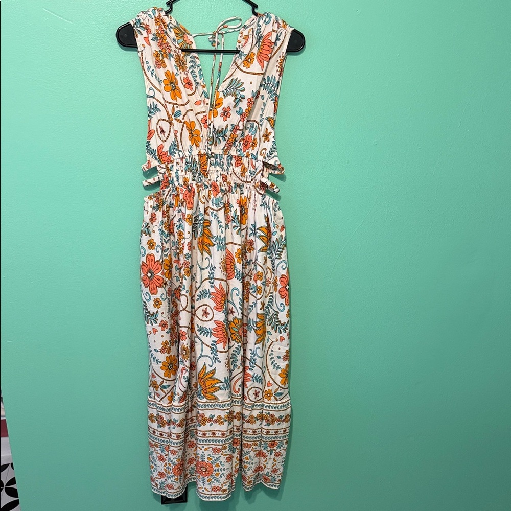 Speed Limit Floral Backless Dress